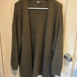 Slouchy Aerie Olive Women's Cardigan XS